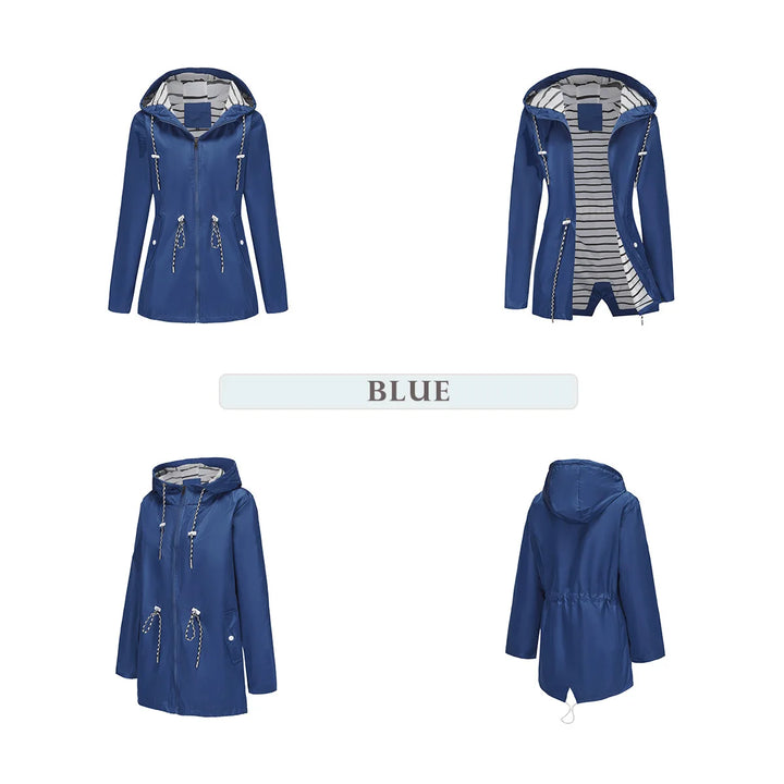 Bronte | Longline Hooded Windbreaker Jacket