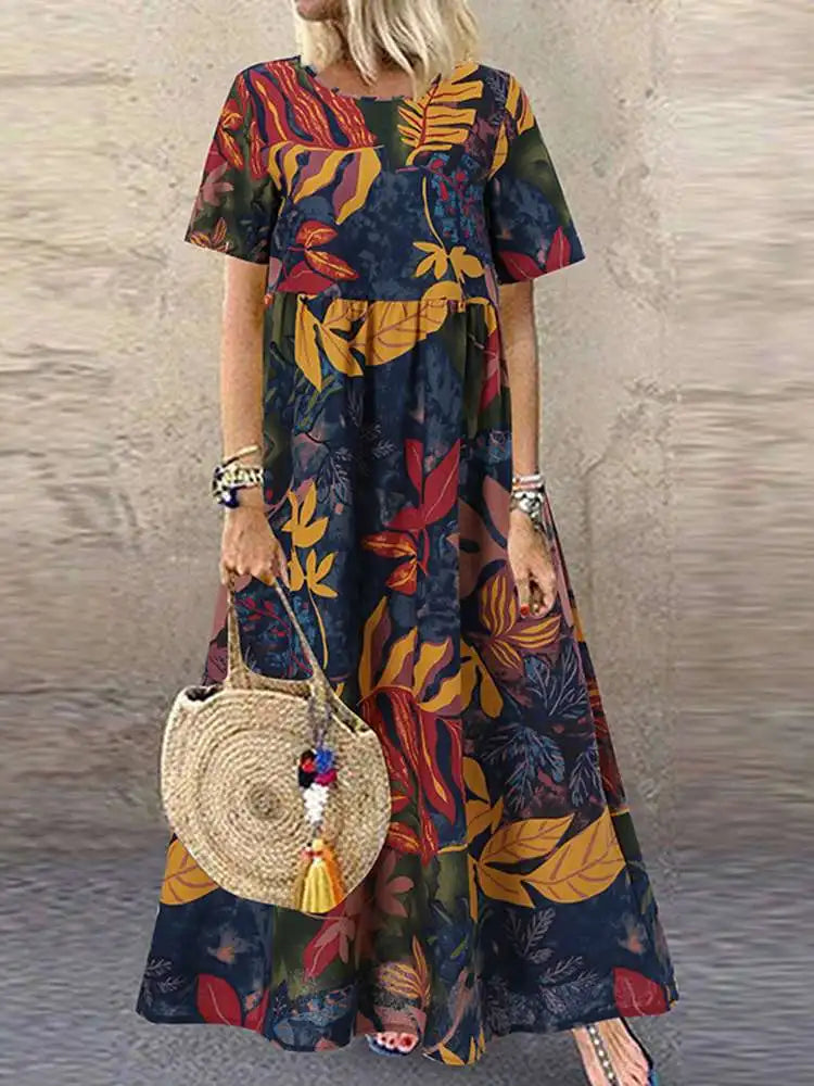 Posy | Women's Vintage Floral Maxi Sundress