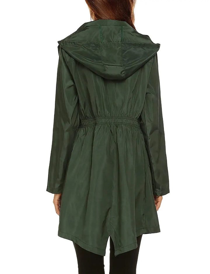 Sienna | Packable Hooded Sprint Rain Jacket