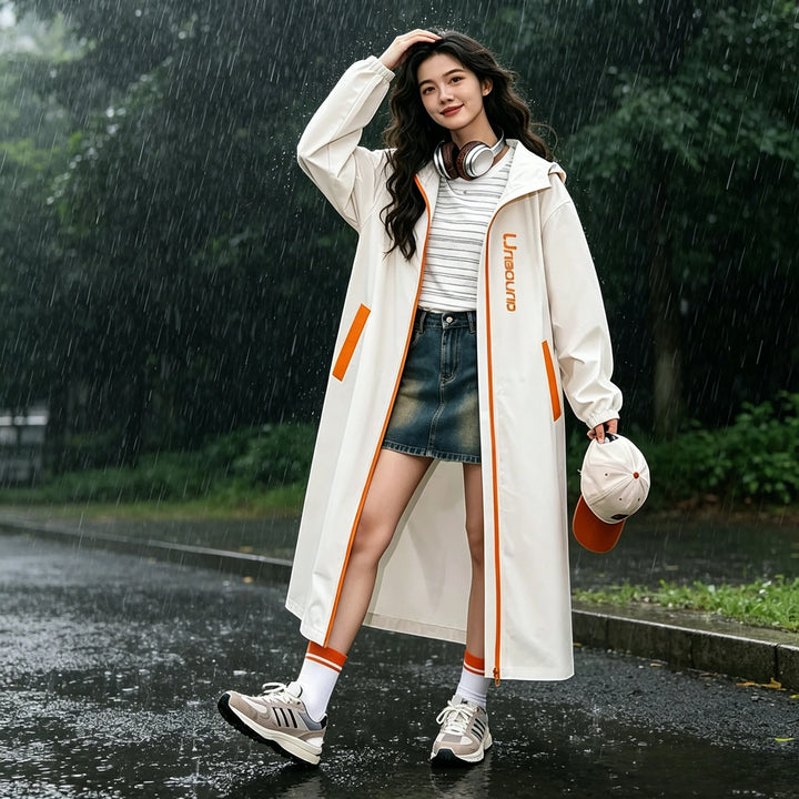Sage | Hooded Poncho Rain Suit with Pants
