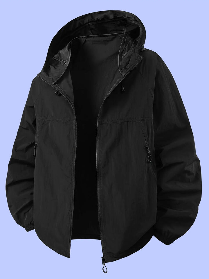 Stella | Adjustable Drawstring Summer Rain Jacket