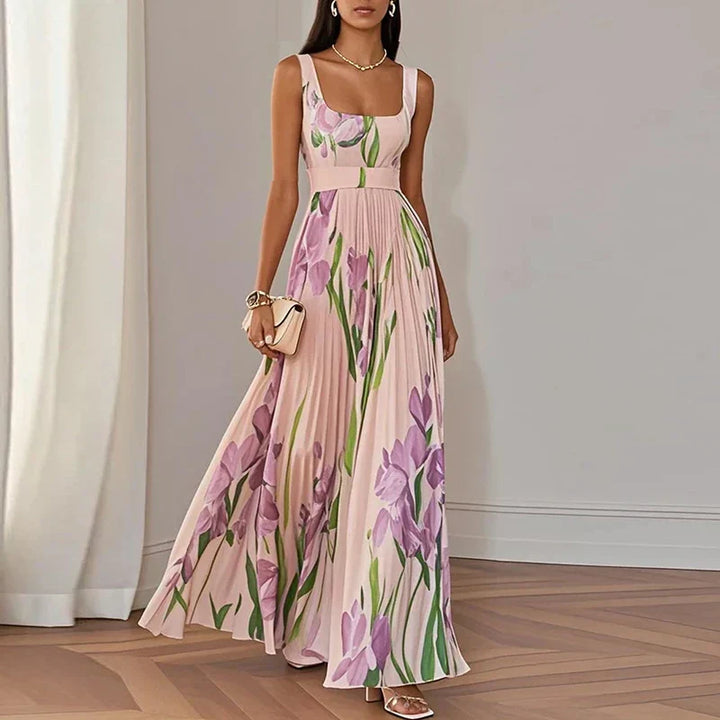Willow | Floral A-Line Maxi Dress