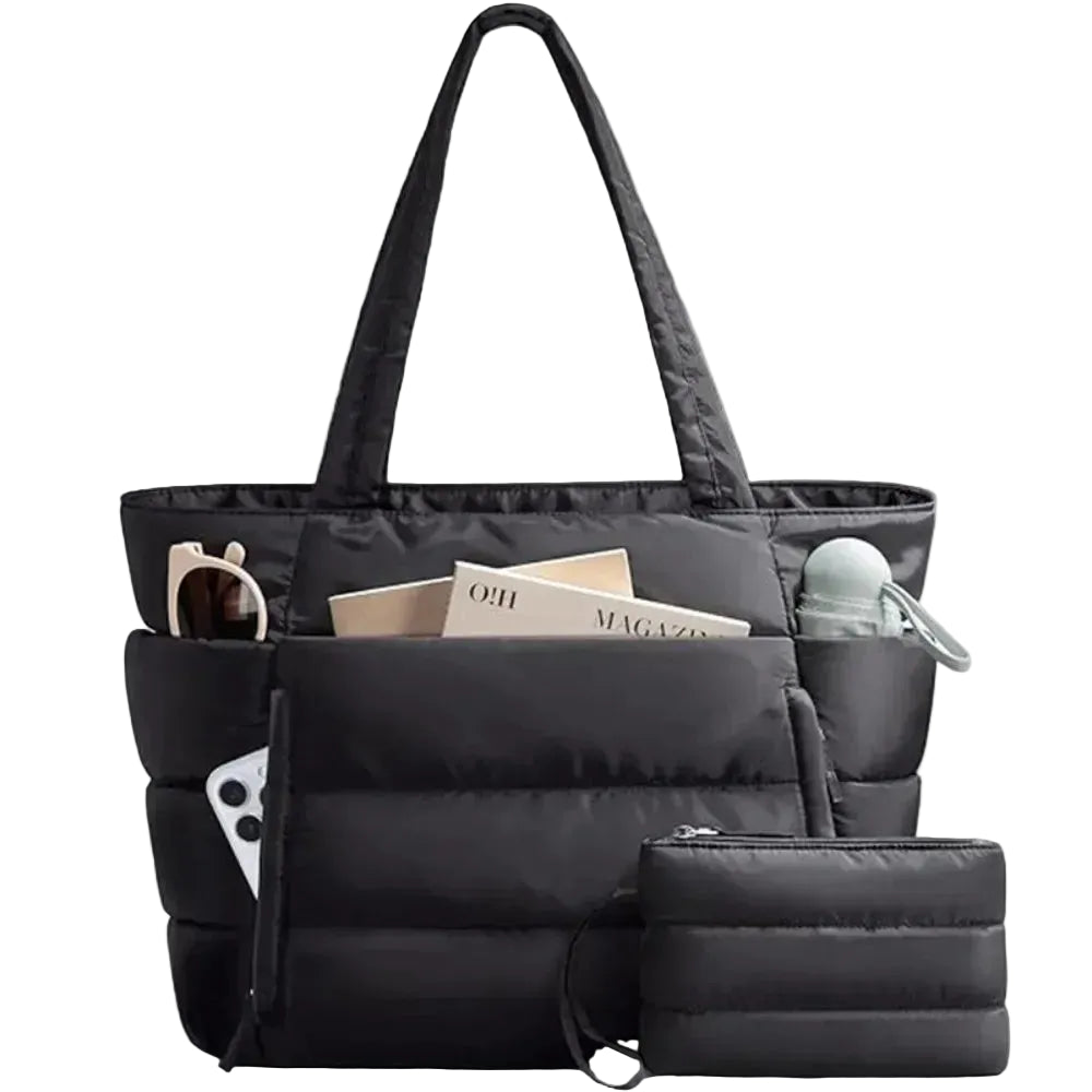 Ysolde | Black Oversized Tote