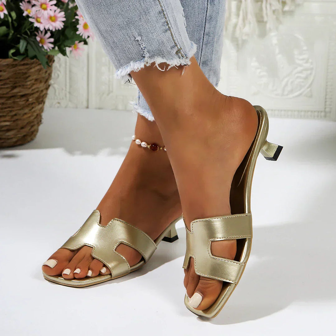 Holly | Low Heel Comfort Sandals