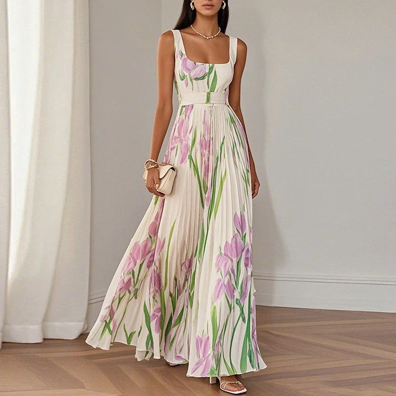 Willow | Floral A-Line Maxi Dress