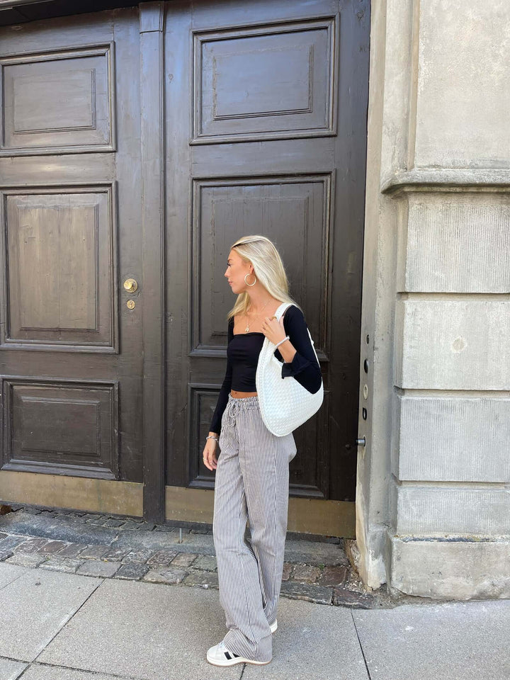 Charlyne | Large Braided Hobo Bag