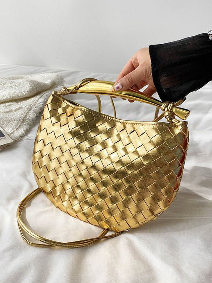Clio | Bag made of braided synthetic leather