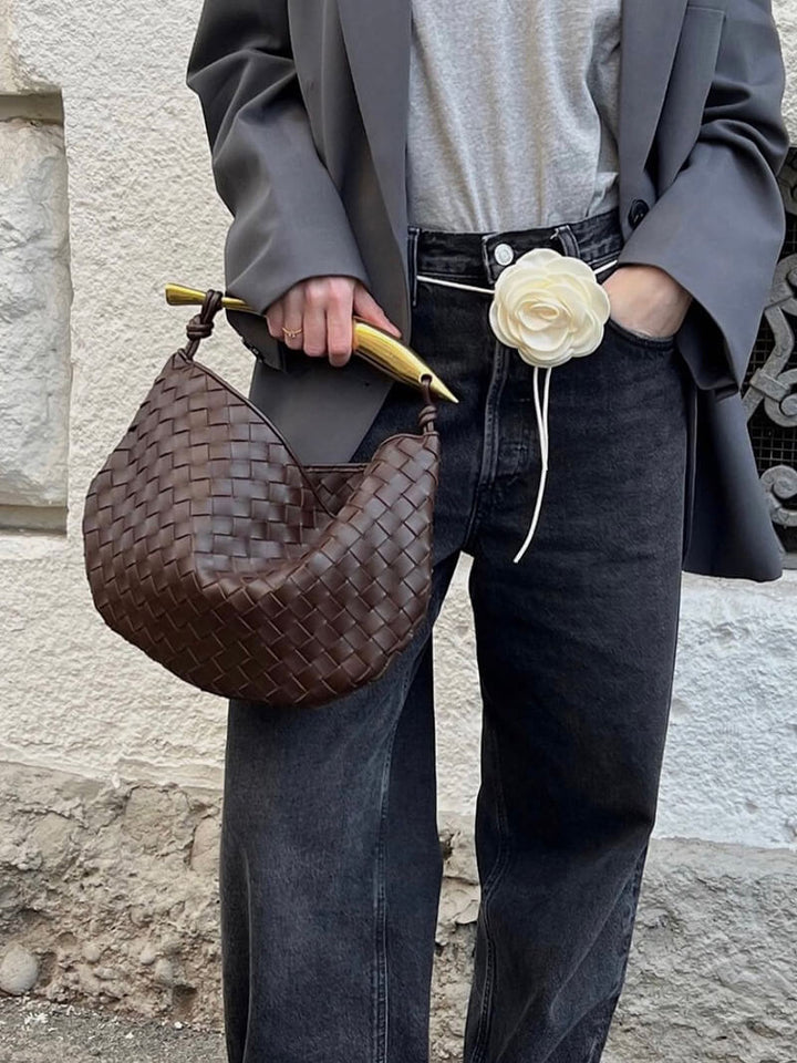 Clio | Bag made of braided synthetic leather