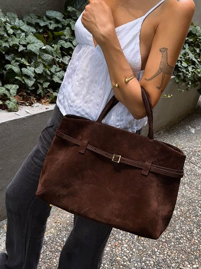 Zella | Luxurious Women's Suede Handbag