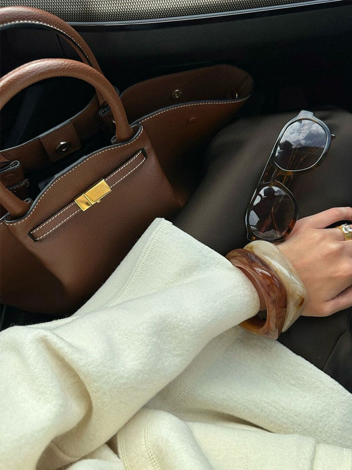 Ostara | Spacious Women's Shopper Bag Made of Faux Leather