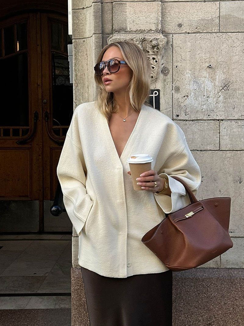 Ostara | Spacious Women's Shopper Bag Made of Faux Leather