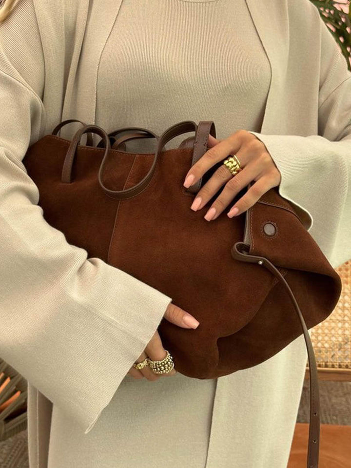 Pauline | Spacious Women's Suede Shopper Bag