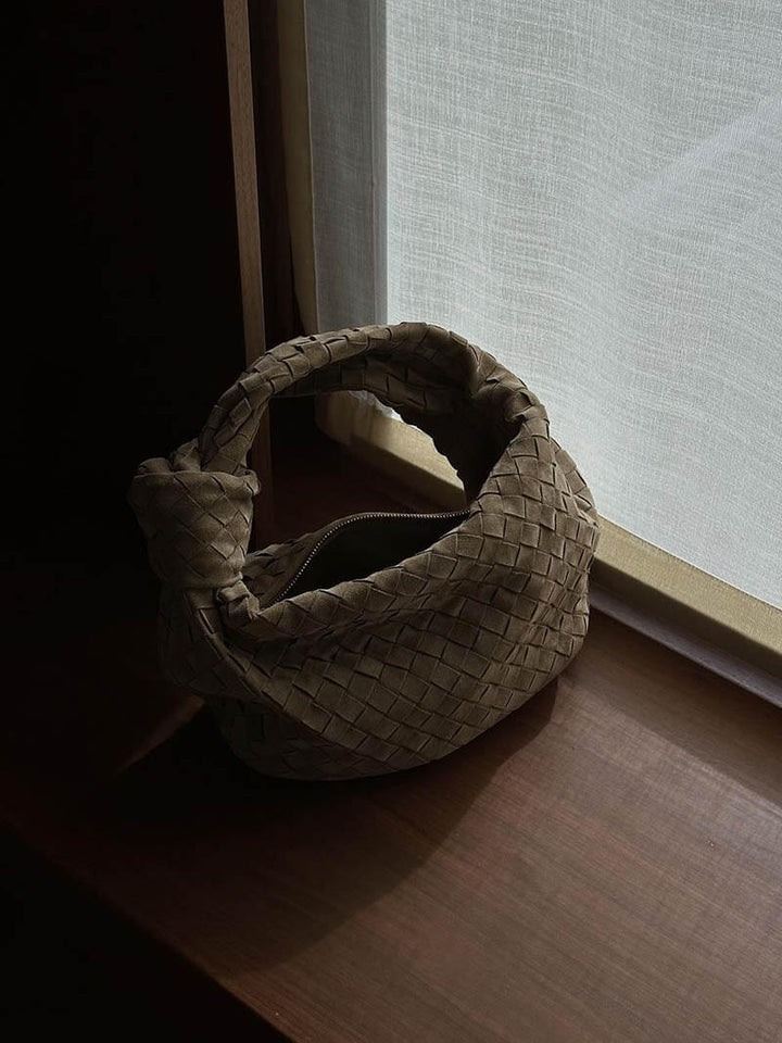 Ilyse | Braided Mini Suede Bag