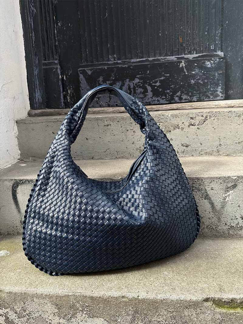 Charlyne | Large Braided Hobo Bag