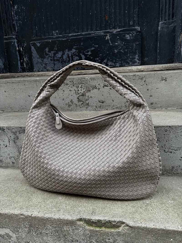 Charlyne | Large Braided Hobo Bag