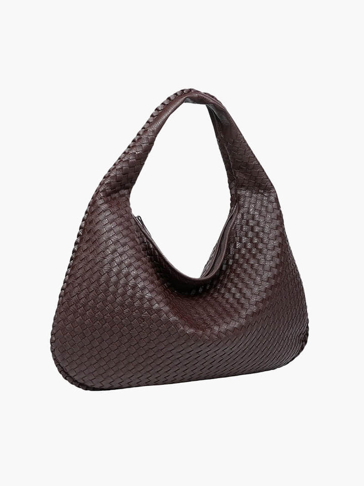 Charlyne | Large Braided Hobo Bag