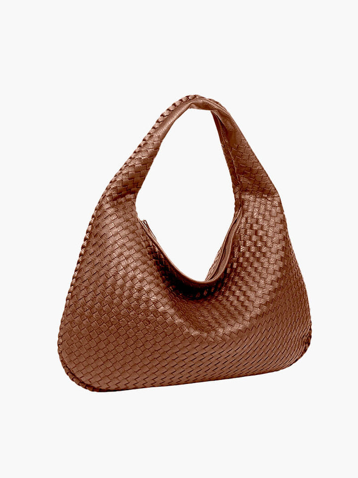 Charlyne | Large Braided Hobo Bag