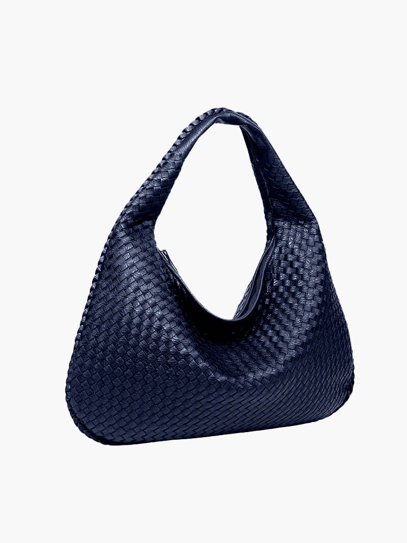 Charlyne | Large Braided Hobo Bag