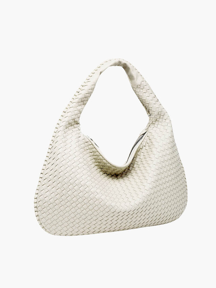 Charlyne | Large Braided Hobo Bag