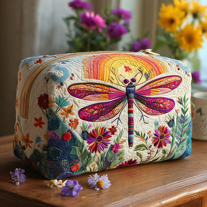 Meadow Bloom | Quilted Makeup Bag