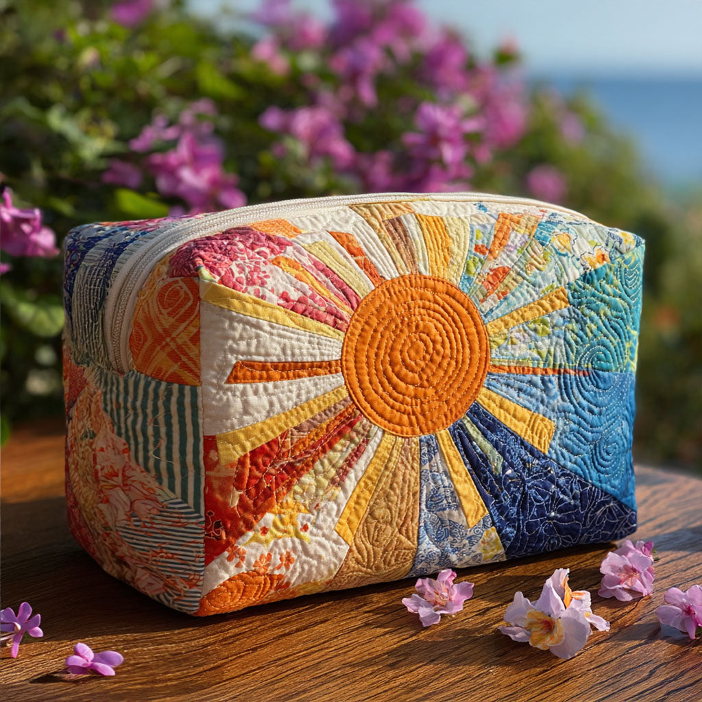 Gracie | Sunshine Quilted Cosmetic Bag