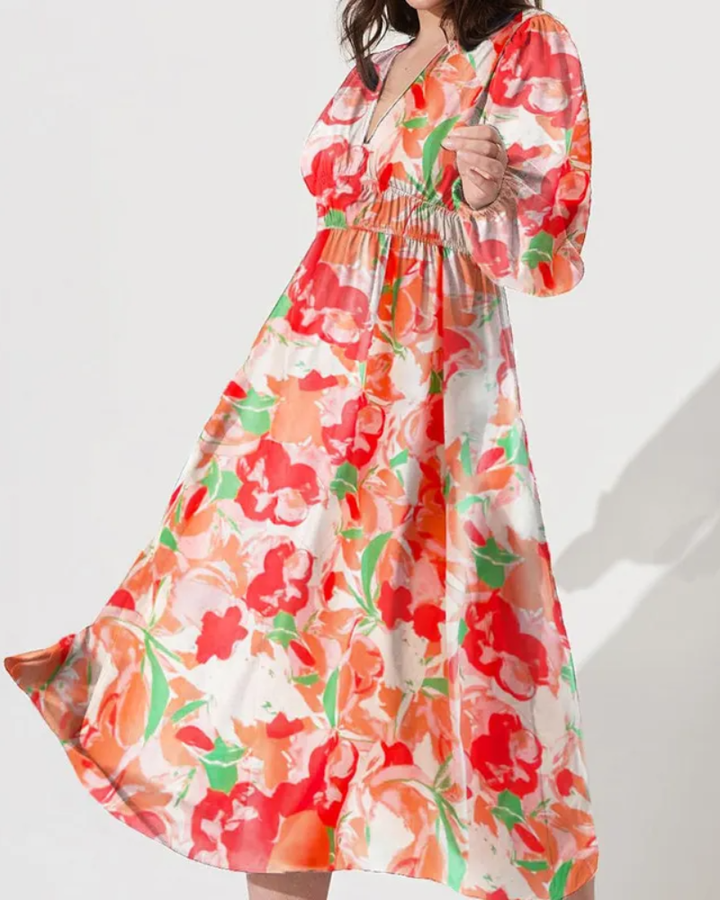 Daisy | Feminine Dress with Floral Motif