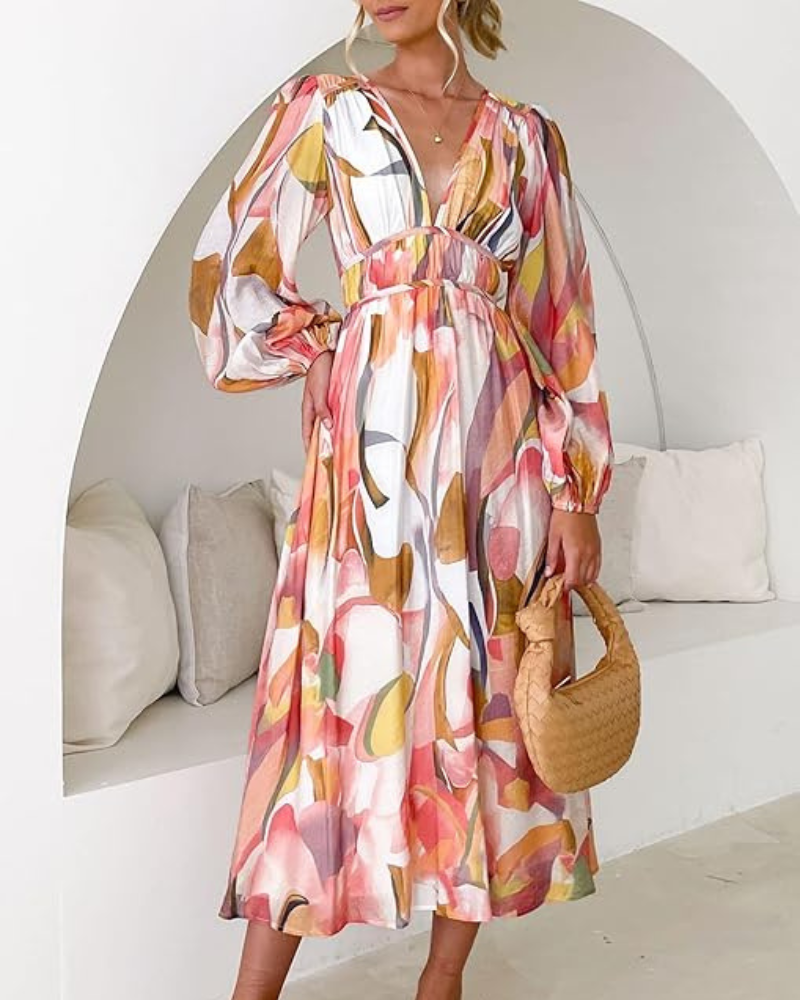 Daisy | Feminine Dress with Floral Motif
