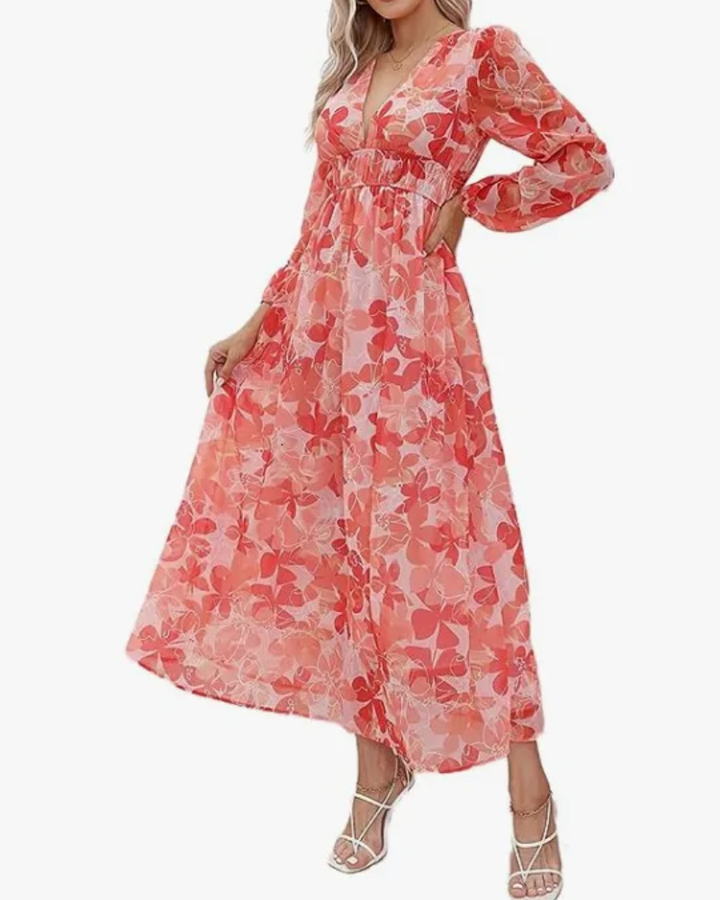 Daisy | Feminine Dress with Floral Motif