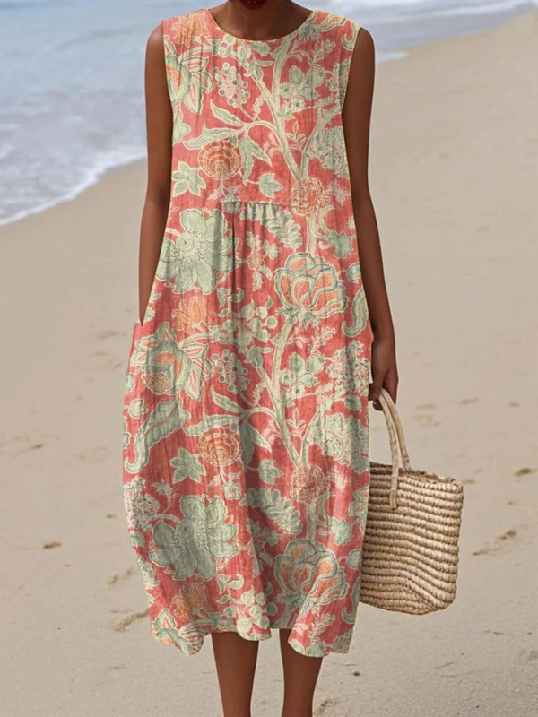 Beth | Midi Floral Dress