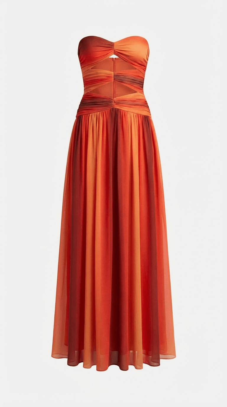 Long Solara Cut-Out Dress