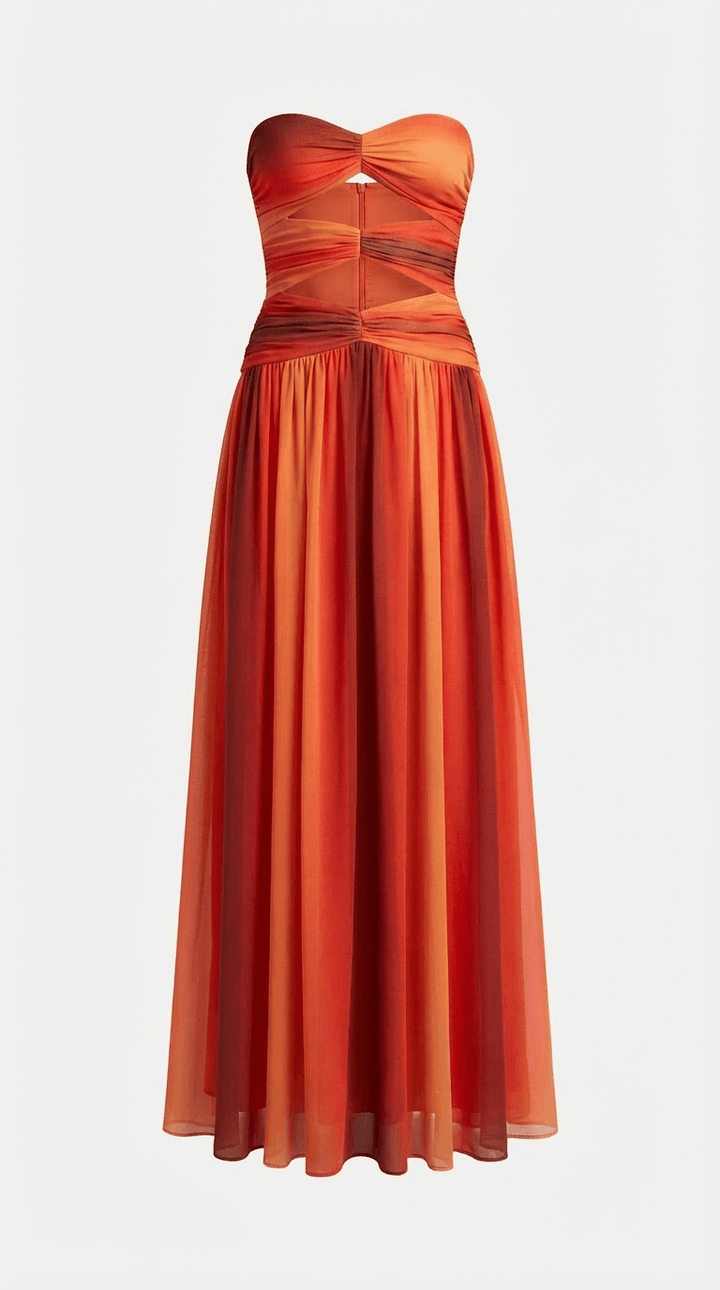 Long Solara Cut-Out Dress