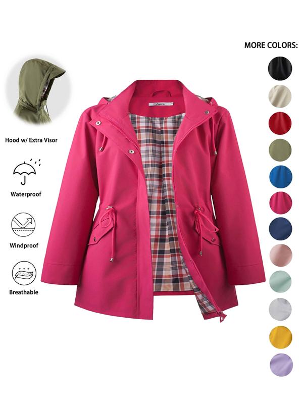 Dena | Lightweight Hooded Trench Coat
