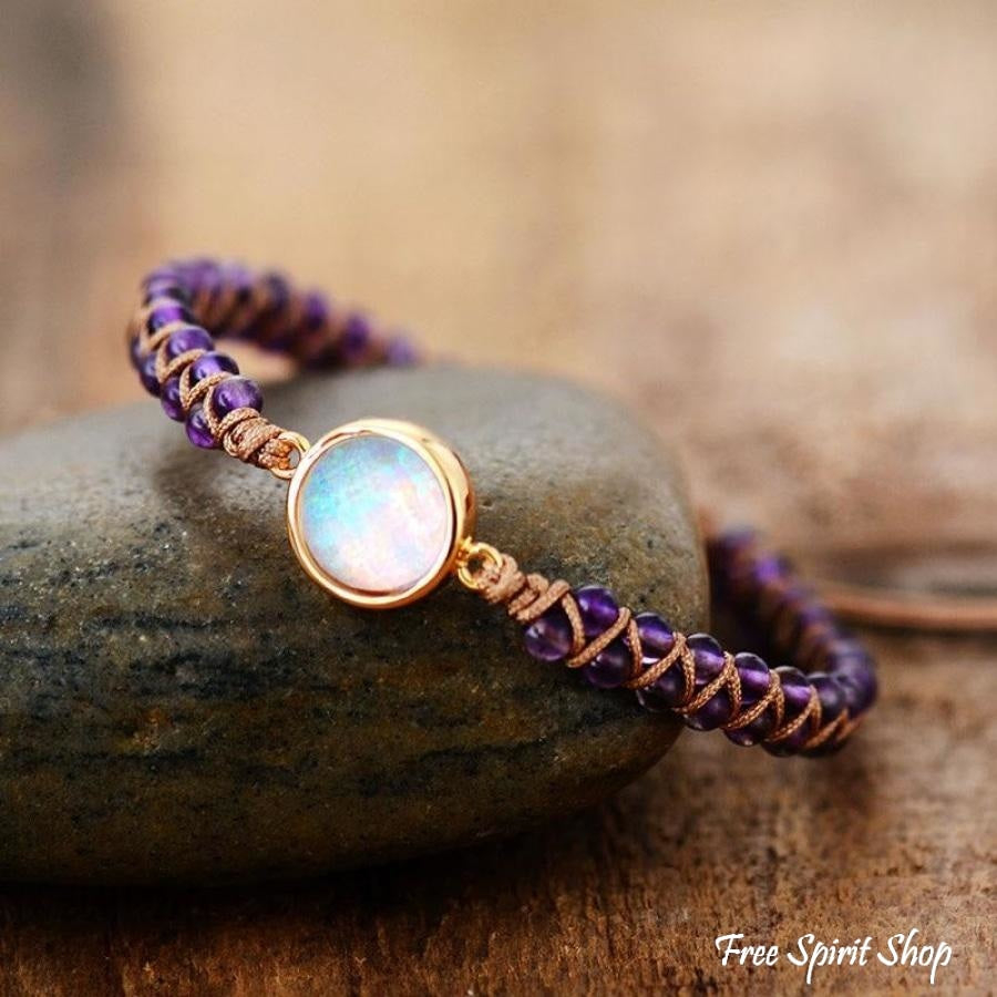 Bridget | Amethyst & Opal Friendship