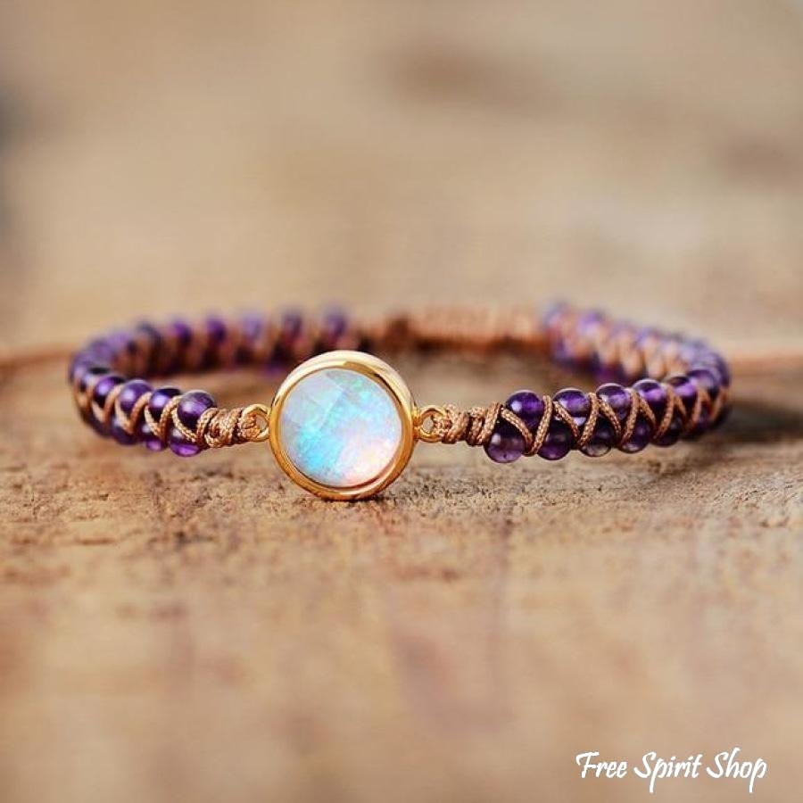 Bridget | Amethyst & Opal Friendship