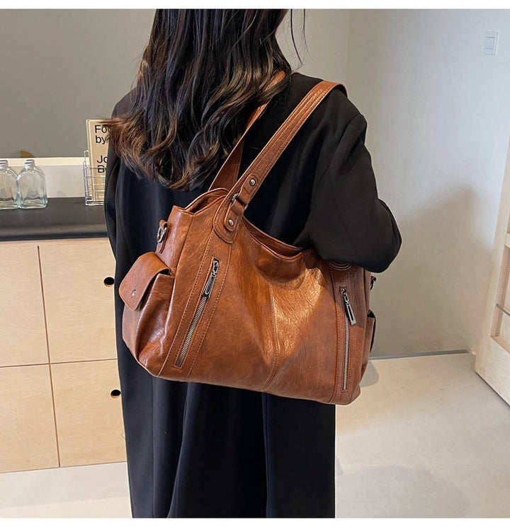 Noemie | Classic Leather Tote