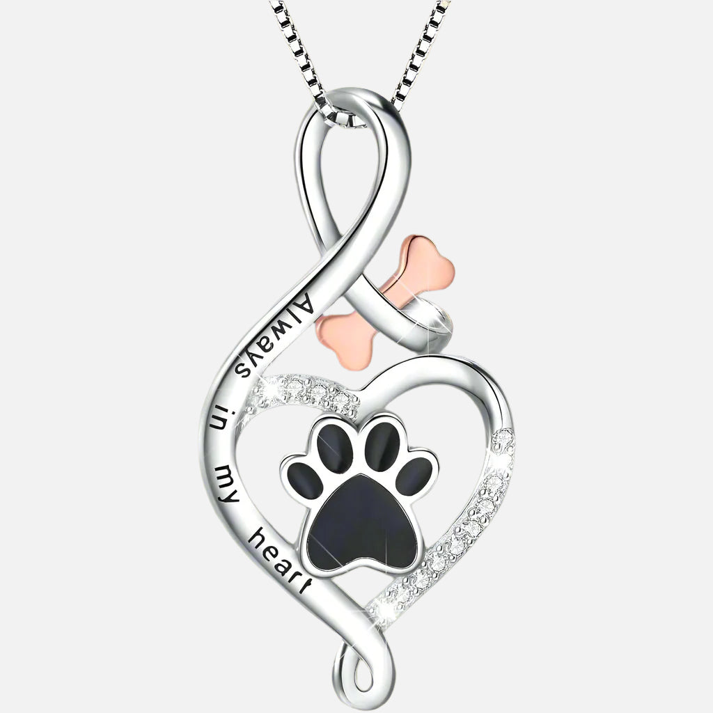 Elowen™ | Lucky Paw Shaped Pendant Necklace