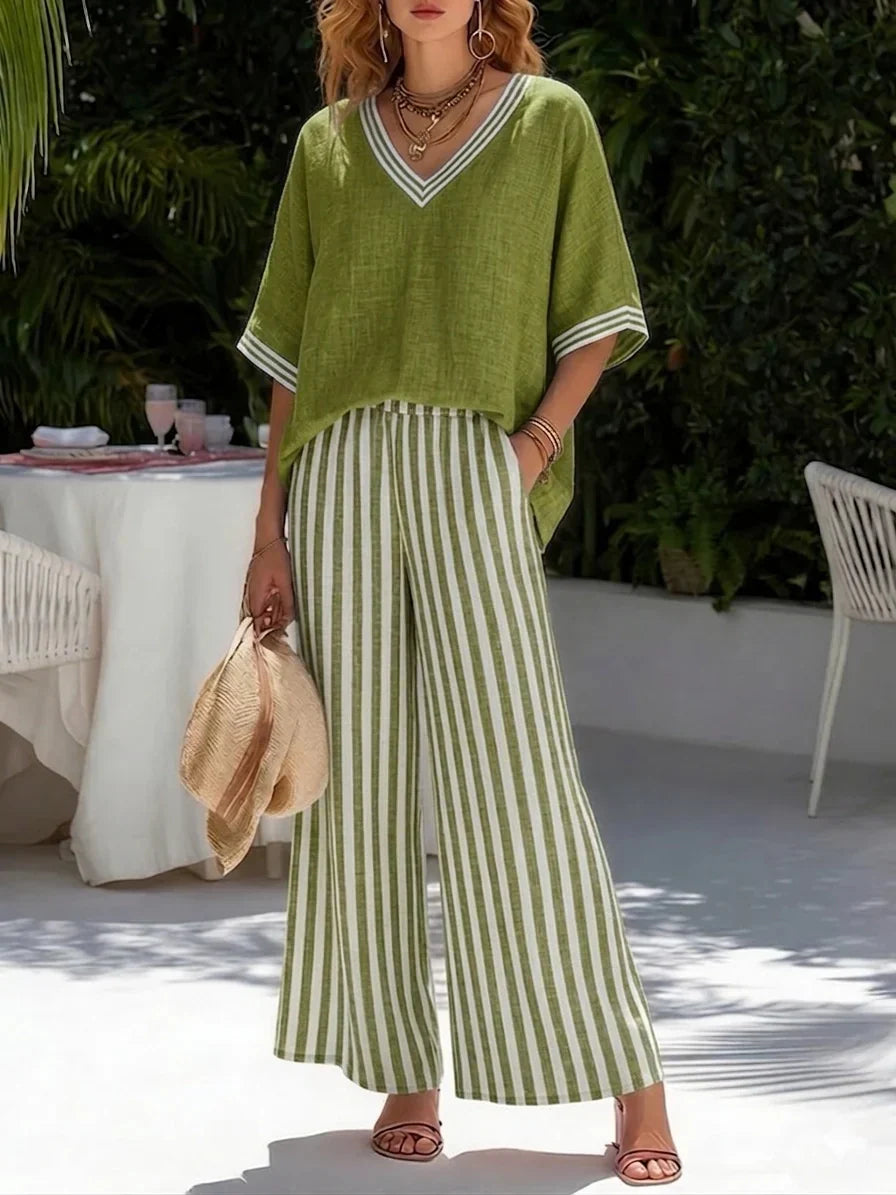 Sienna™ | Relaxed Striped Two-Piece Set