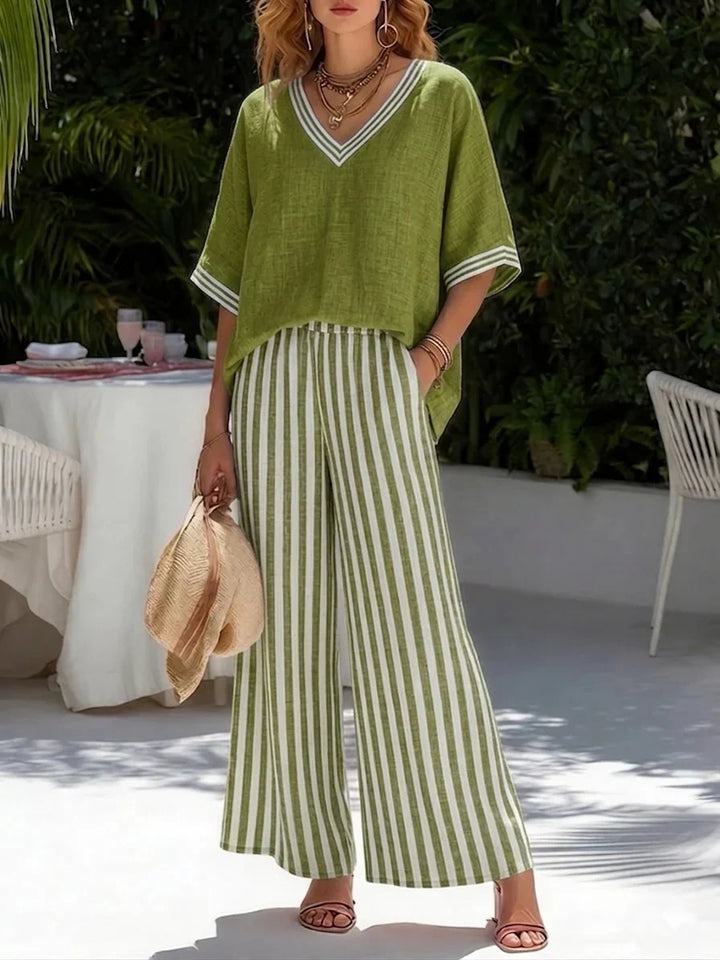Sienna™ | Relaxed Striped Two-Piece Set