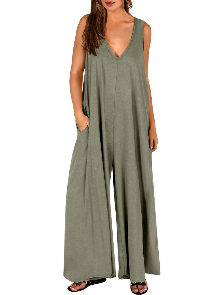 Nella™ | Comfy V-Neck Jumpsuit