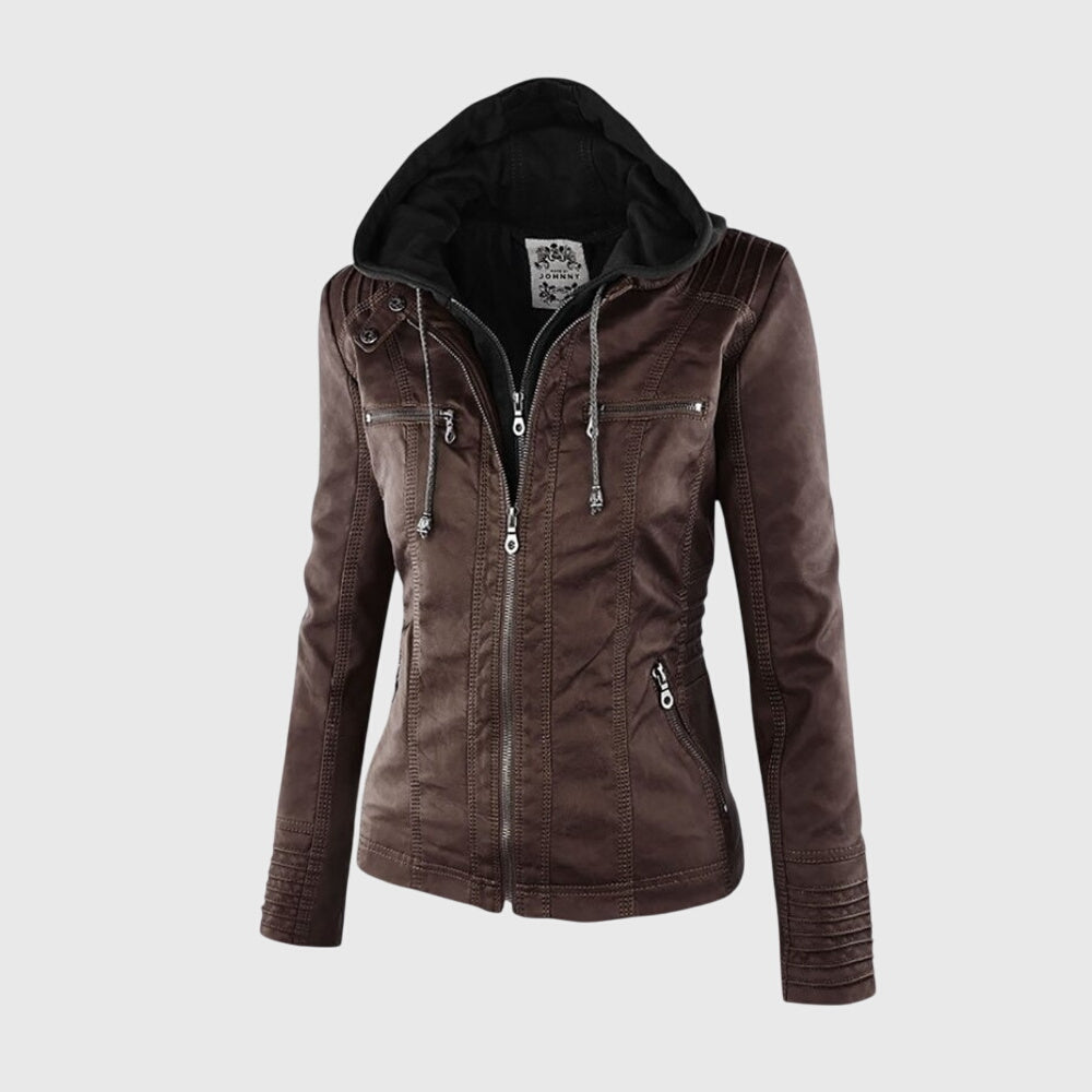 Kendra™ | Stylish Leather Jacket