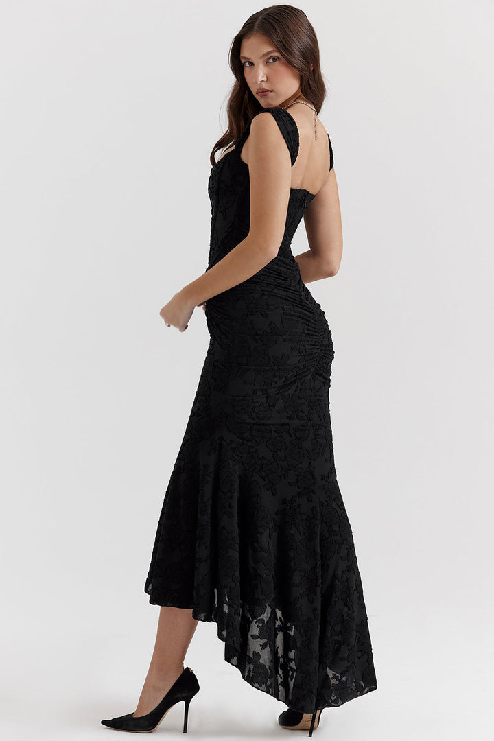 Charlotte™ | Women's Wedding Guest Lace Ruched Bodycon Dress Evening