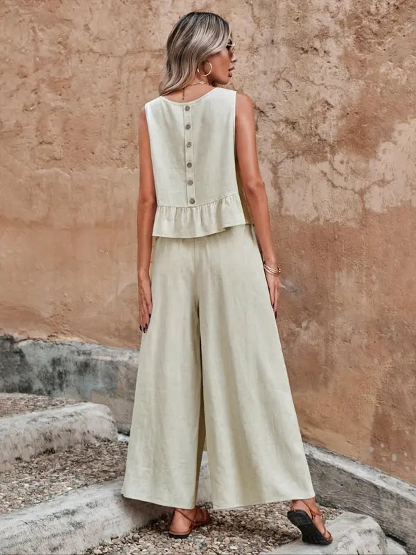 Dana™ | Casual Sleeveless Co-ord Lounge Set