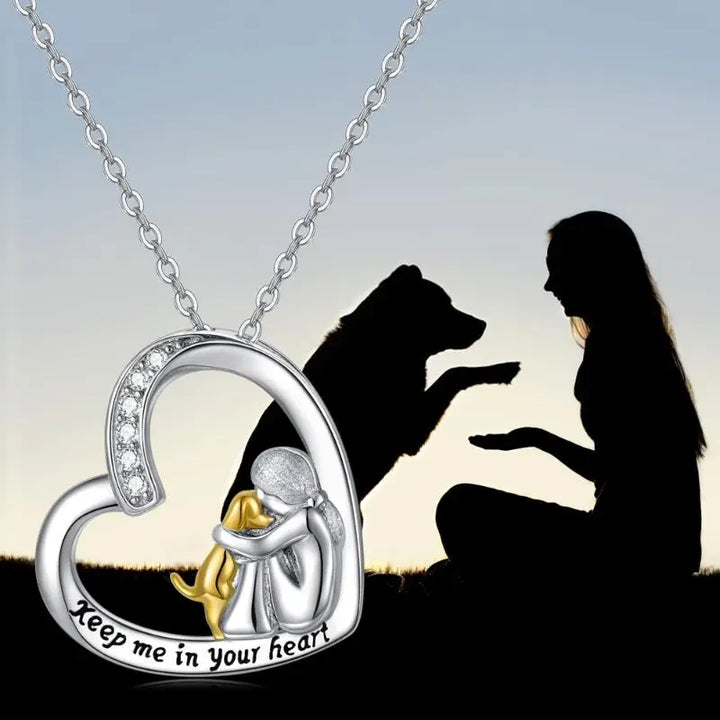 Emery™ | Heart-Shaped Pendant Necklace for Dogs