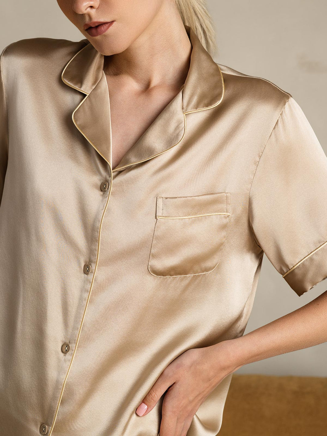 Gina | Draped Pyjama Set
