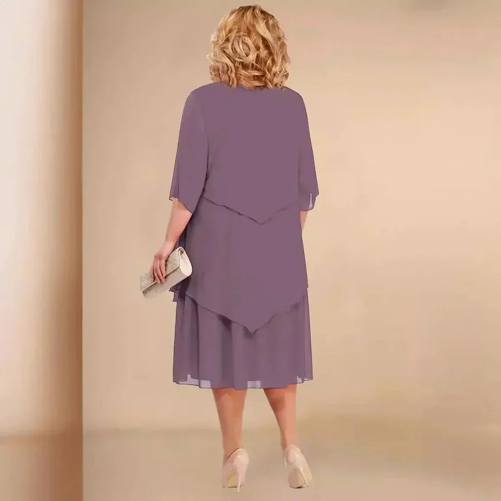 Ellen™ | Elegant Chiffon Dress