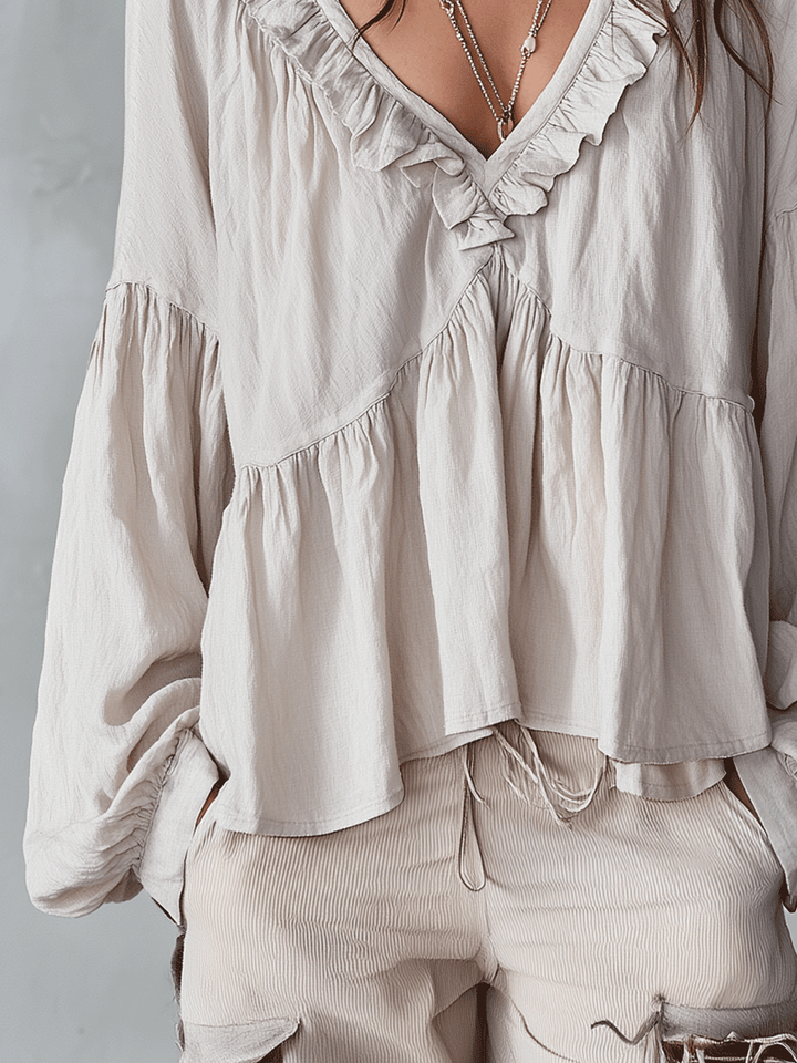 Eleanor | Airy Vintage-Inspired Ruffle Soft Ruffle Bohemian