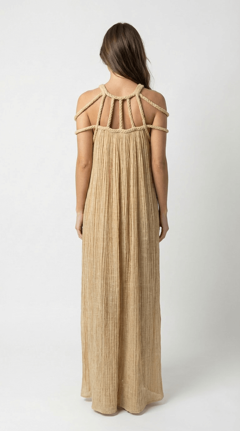 Aria Long Linen Dress