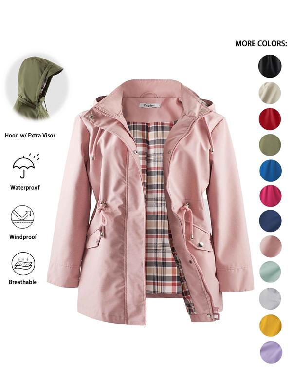 Dena | Lightweight Hooded Trench Coat