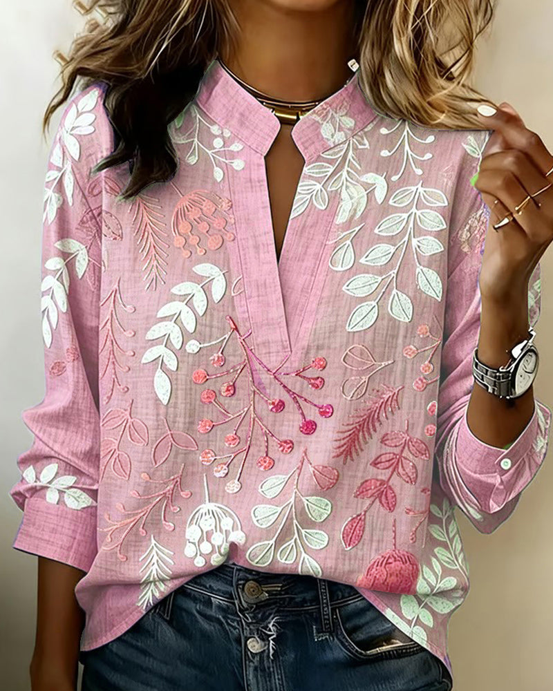 Brielle | Soft Touch Floral Blouse