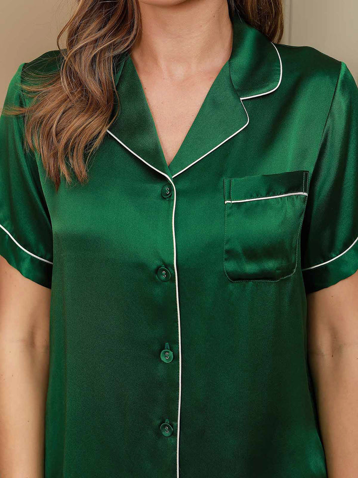 Gina | Draped Pyjama Set